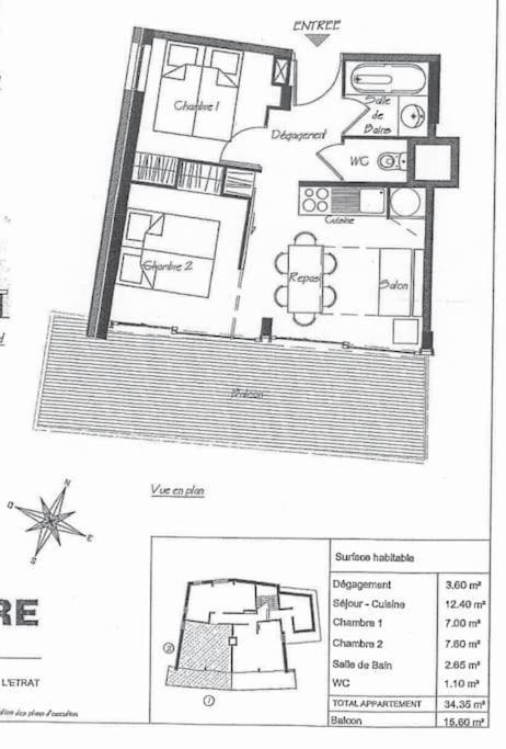 Appartement 35M2 シャンルッス エクステリア 写真